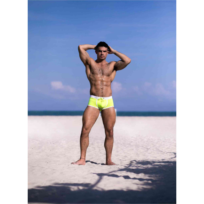Neon Men's Swim Trunk - Sexy and Vibrant | TOF Paris