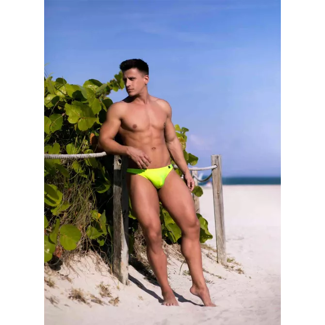 Men with a thong yellow