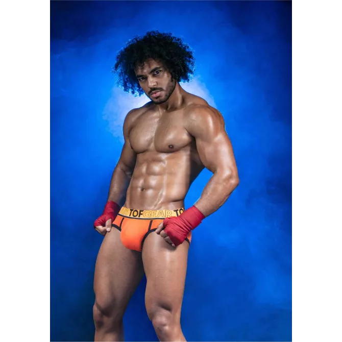 Champion Slip Orange - Confort Sportif et Style Audacieux | TOF Paris