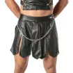 Skirt - For Men - Chains - Leather