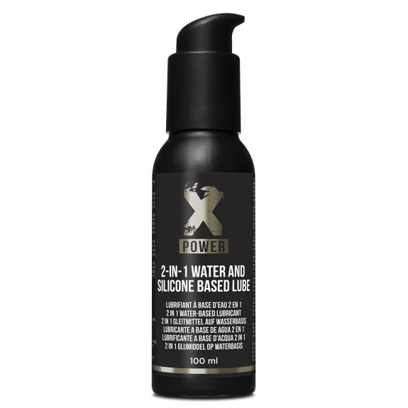 2-in-1 water and silicone based lube (100ml)