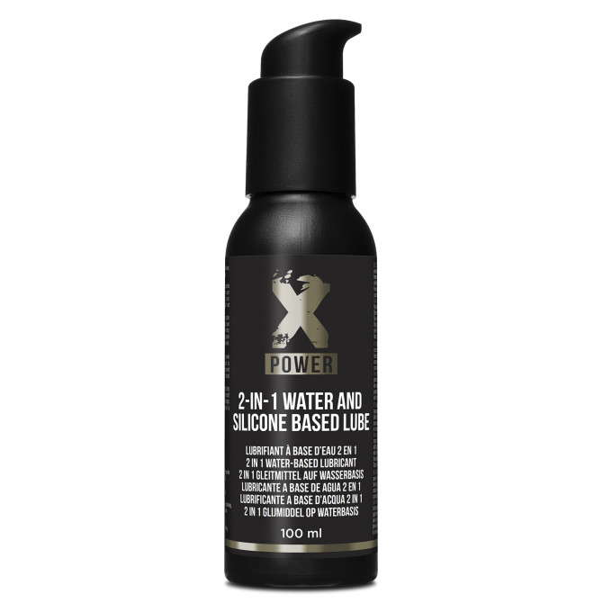 2-in-1 water and silicone based lube (100ml)