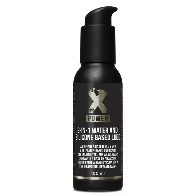 2-in-1 water and silicone based lube (100ml)