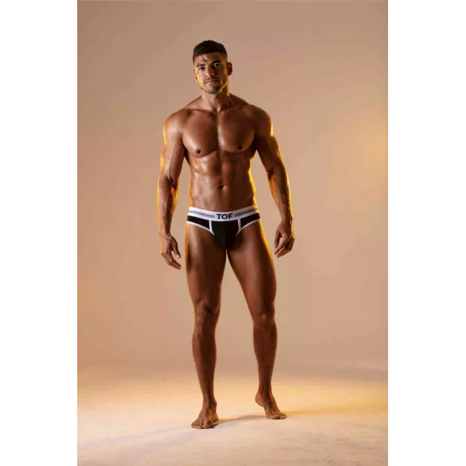 French slip noir pour homme