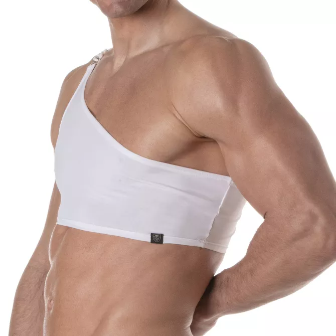 Top en Chaine Blanc