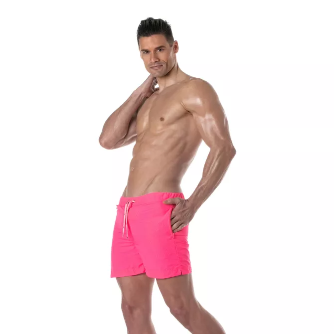 Short Long Néon Rose Pour homme