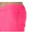 Short Long Néon Rose avec une poche zippée