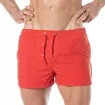 Short de bain mi-cuisse Rouge