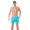 Mid Thigh Swim Shorts Turquoise