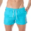 Mid Thigh Swim Shorts Turquoise