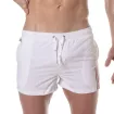 Short de bain mi-cuisse Blanc