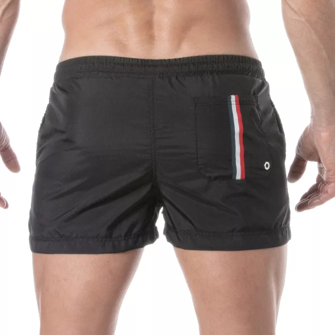 Mid Thigh Swim Shorts Black