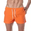 Mid Thigh Swim Shorts Orange