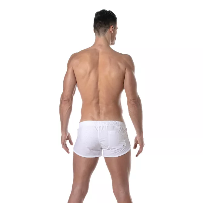 Mini Swim Shorts White