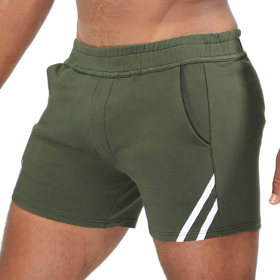 Short Sexy Paris Khaki/Blanc