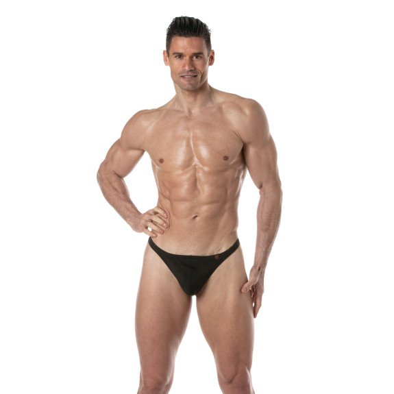 Plain swim Thongs Black For Men