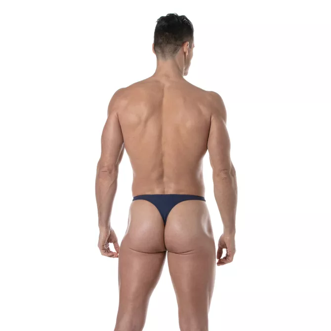 String De Bain Bleu Marine de dos