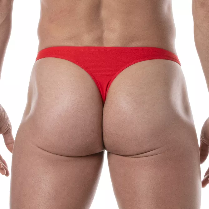 String De Bain Rouge de dos