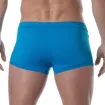 Plain swim Mini Trunks Turquoise from the back