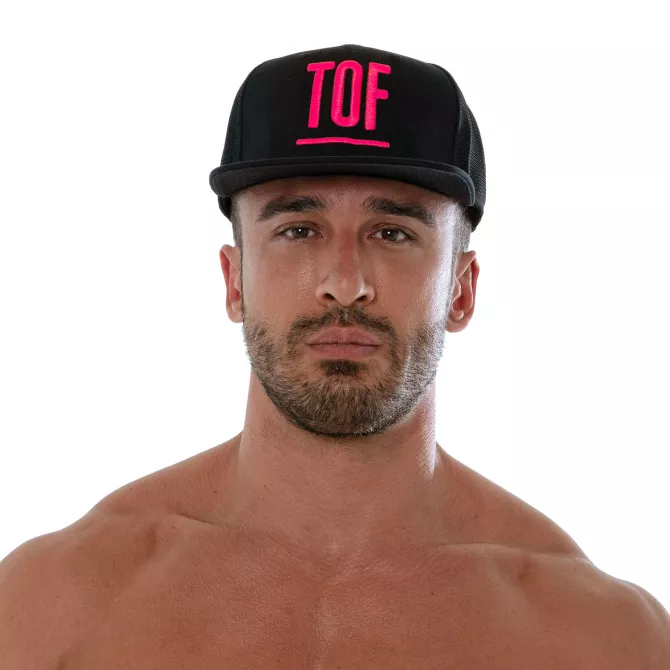 Casquette Circuit - Noir Rose Fluo