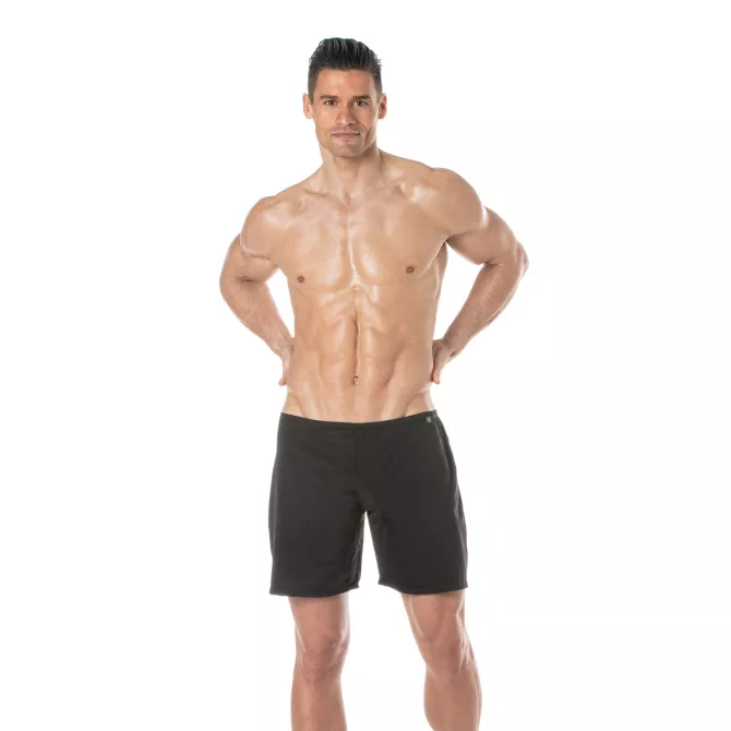 Short Exhib It Noir Pour Homme - Sportswear - Tof Paris