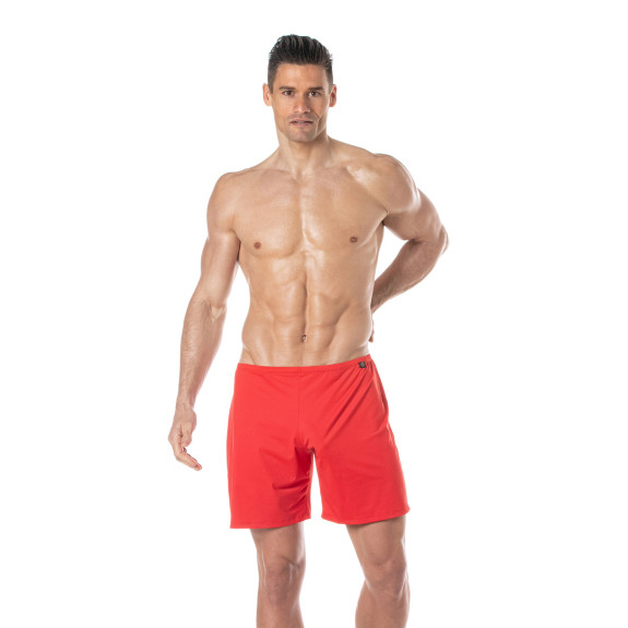 Short Exhib It rouge de face