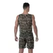 See Through Mesh Tank Top Khaki Camo