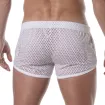 Mini Shorts Pour Homme Transparent Blanc