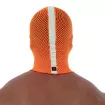 Cagoule en Résille Néon Orange De Dos Pour Homme