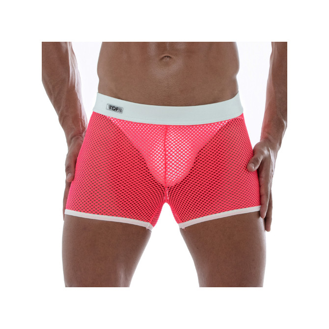 Short En Résille Néon Rose