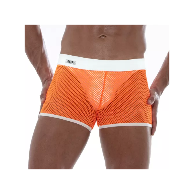 Short En Résille Néon Orange