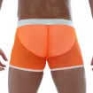 Short En Résille Néon Orange DE DOS