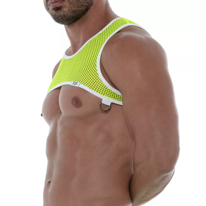 Neon Mesh Harness Yellow Sideway