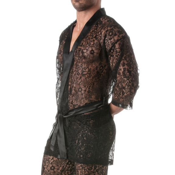 Lace Kimono Vest FOR MEN