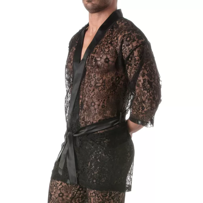 Lace Kimono Vest FOR MEN