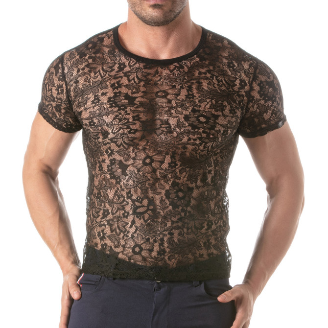 T-Shirt en Dentelle Pour Homme Image de Couverture