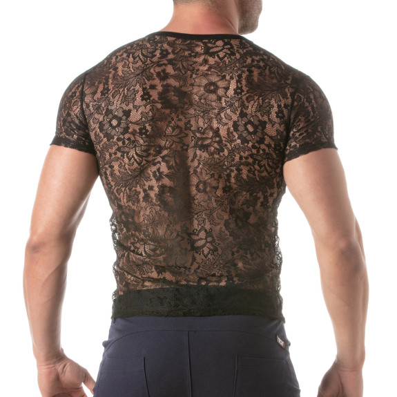 T-Shirt en Dentelle TOF Paris De Dos