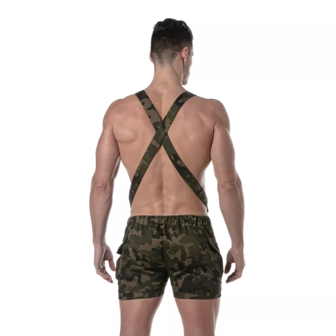 Salopette Cargo Militaire Sexy Pour Homme - Casual - TOF Paris