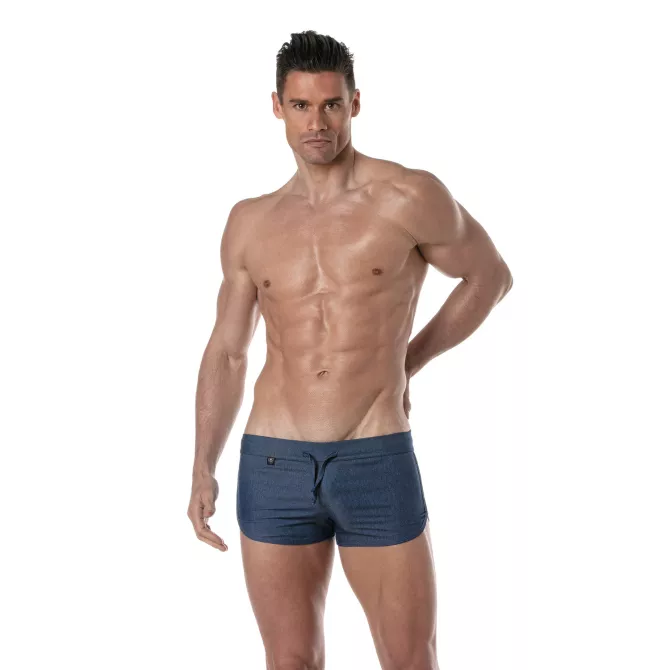 Light Denim Retro Short First picture
