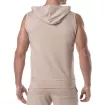 Sweat à capuche sans manches Bambou Beige