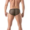Circuit Fishnet Mini briefs Black For Men Back